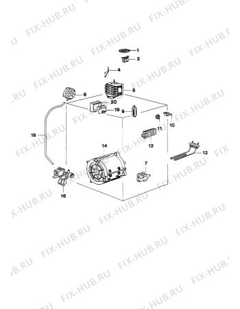 Взрыв-схема стиральной машины Zanussi ZT7858-1 - Схема узла Section 5